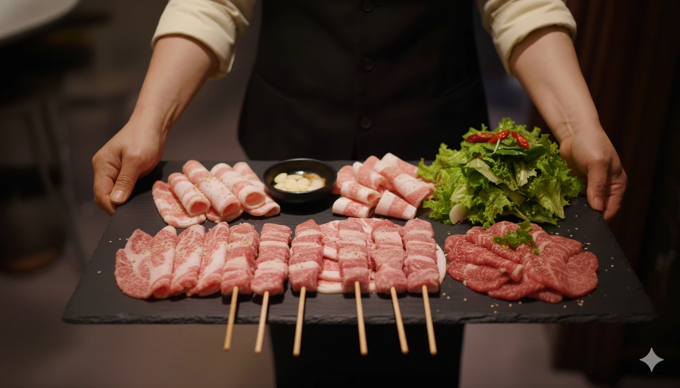 Traditionelle koreanische Banchan-Beilagenplatte